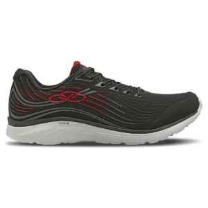 CALZADO OLYMPIKUS DASH  (PRETO-VERMELHO) 586