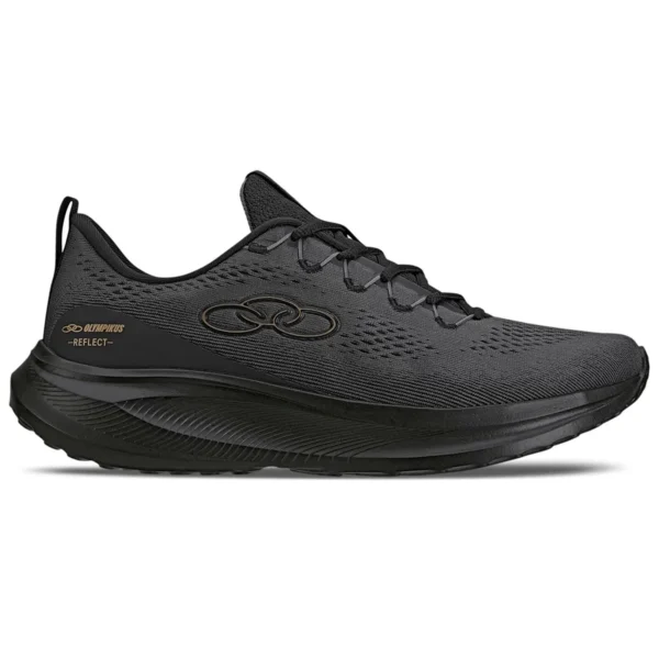 CALZADO OLYMPIKUS REFLECT (PLOMO-NEGRO) 296