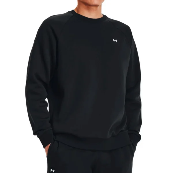 ABRIGO UA RIVAL FLEECE CREW-BLK 1357096001