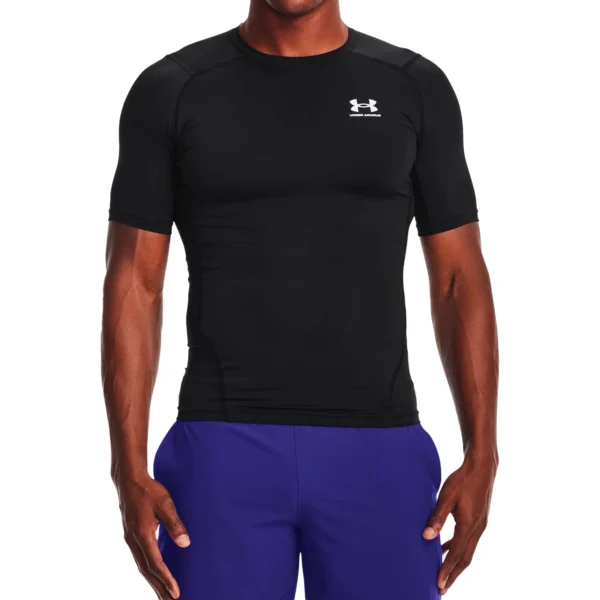 REMERA UA HG ARMOUR COMP SS-BLK 1361518-001