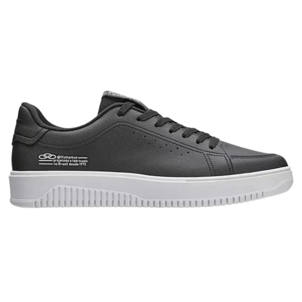 CALZADO OLYMPIKUS EROS (PRETO-BRANCO) 165