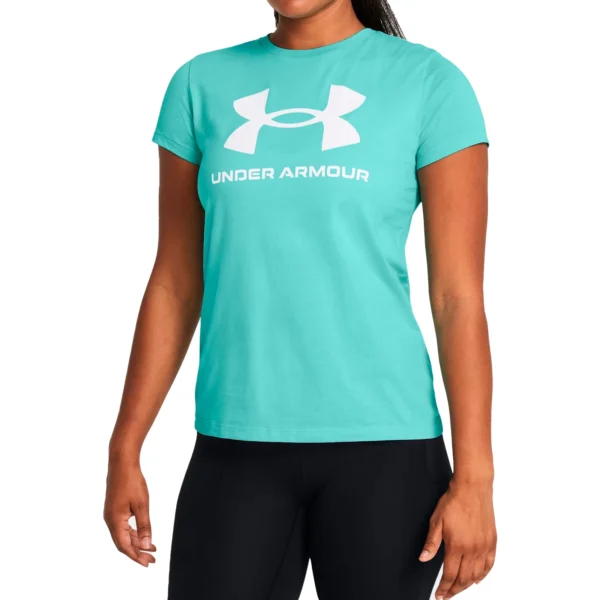 REMERA UA W SPORTSTYLE LOGO SS 1356305482