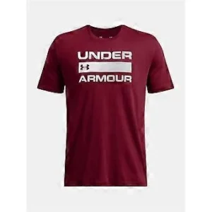 REMERA UA TEAM ISSUE WORDMARK SS-RED 1329582625