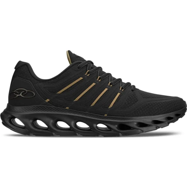CALZADO OLYMPIKUS CYBER 4 (NEGRO-DORADO) 288