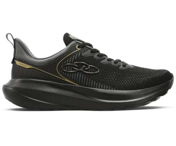 CALZADO OLYMPIKUS CURVA (NEGRO-NEGRO) 388