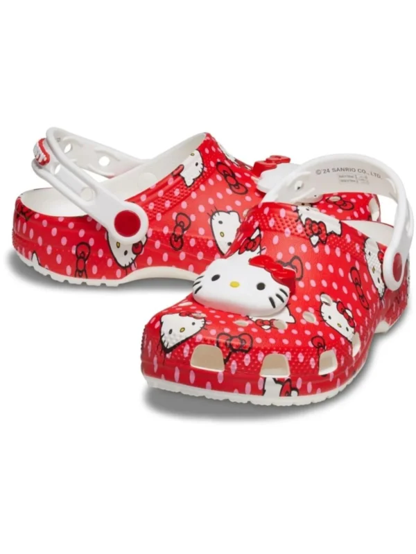 CROCS HELLO KITTY RED CLASSIC CLOG K C21057690H